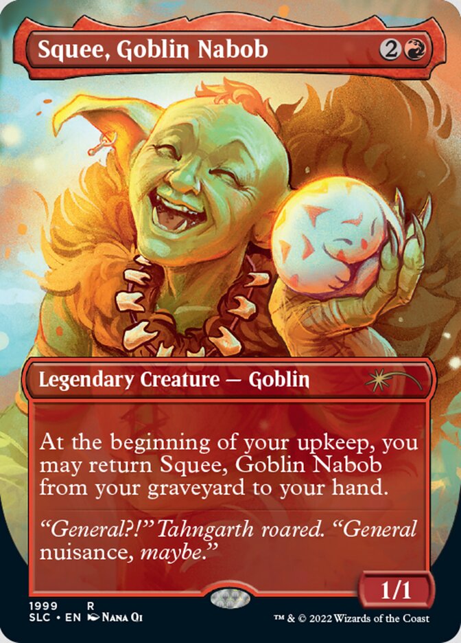 Squee, Goblin Nabob (Borderless) [Secret Lair Countdown Kit] | Gear Gaming Fayetteville