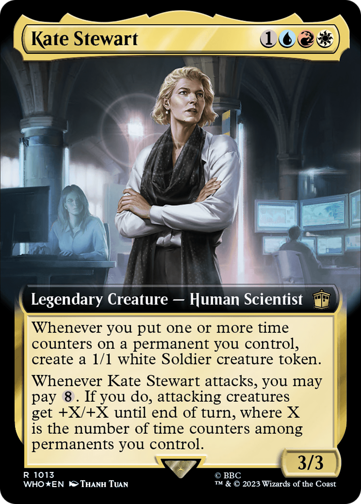 Kate Stewart (Extended Art) (Surge Foil) [Doctor Who] | Gear Gaming Fayetteville