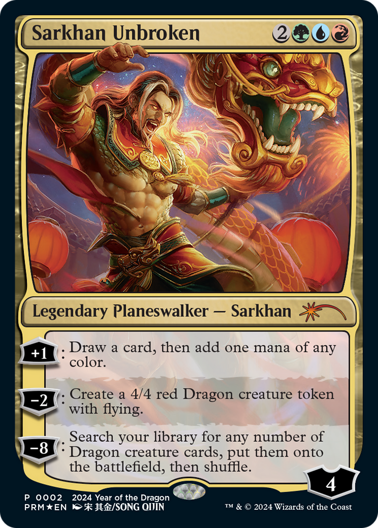 Sarkhan Unbroken (Year of the Dragon 2024) [Standard Showdown Promos] | Gear Gaming Fayetteville