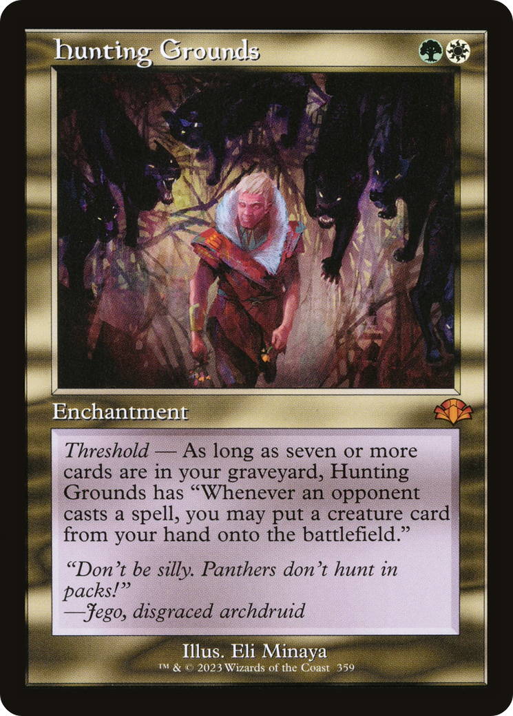 Hunting Grounds (Retro) [Dominaria Remastered] | Gear Gaming Fayetteville