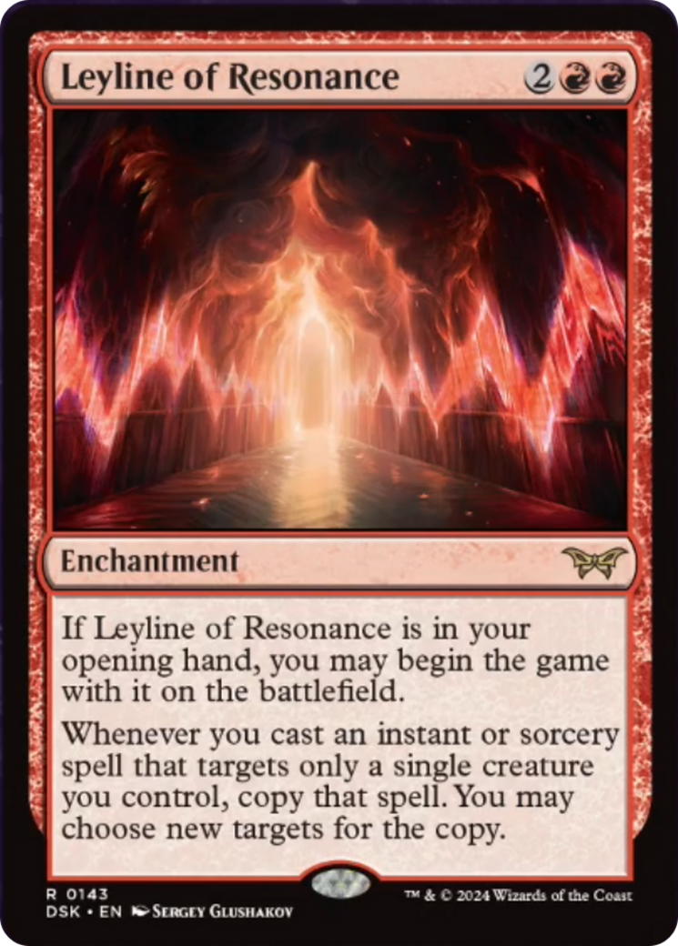 Leyline of Resonance [Duskmourn: House of Horror] | Gear Gaming Fayetteville