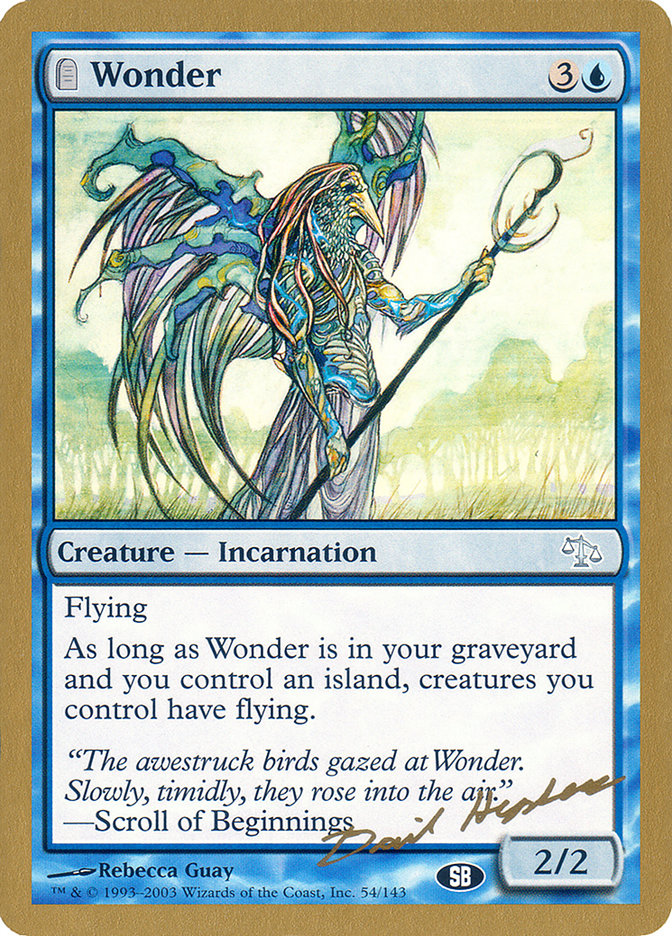 Wonder (Dave Humpherys) (SB) [World Championship Decks 2003] | Gear Gaming Fayetteville