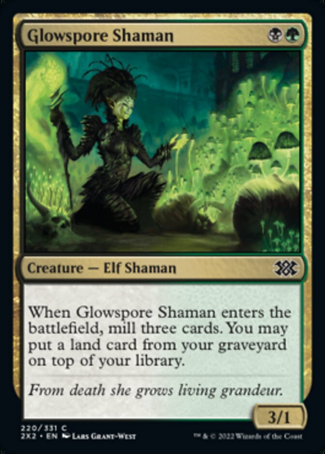 Glowspore Shaman [Double Masters 2022] | Gear Gaming Fayetteville