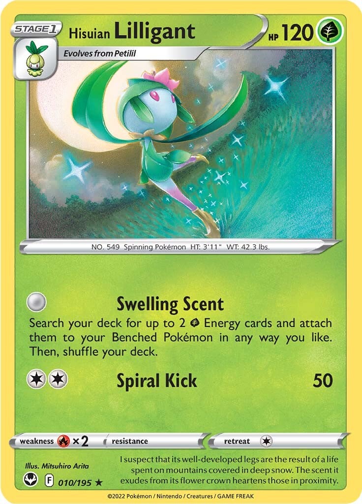 Hisuian Lilligant (010/195) [Sword & Shield: Silver Tempest] | Gear Gaming Fayetteville