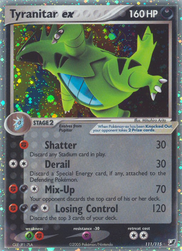 Tyranitar ex (111/115) [EX: Unseen Forces] | Gear Gaming Fayetteville