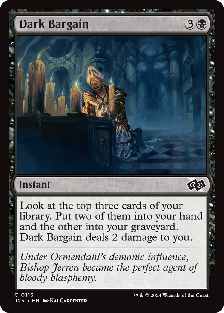 Dark Bargain [Foundations Jumpstart] | Gear Gaming Fayetteville