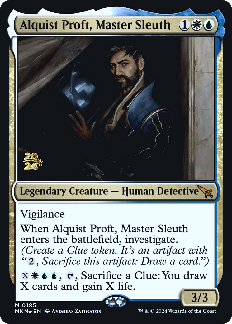 Alquist Proft, Master Sleuth [Murders at Karlov Manor Prerelease Promos] | Gear Gaming Fayetteville