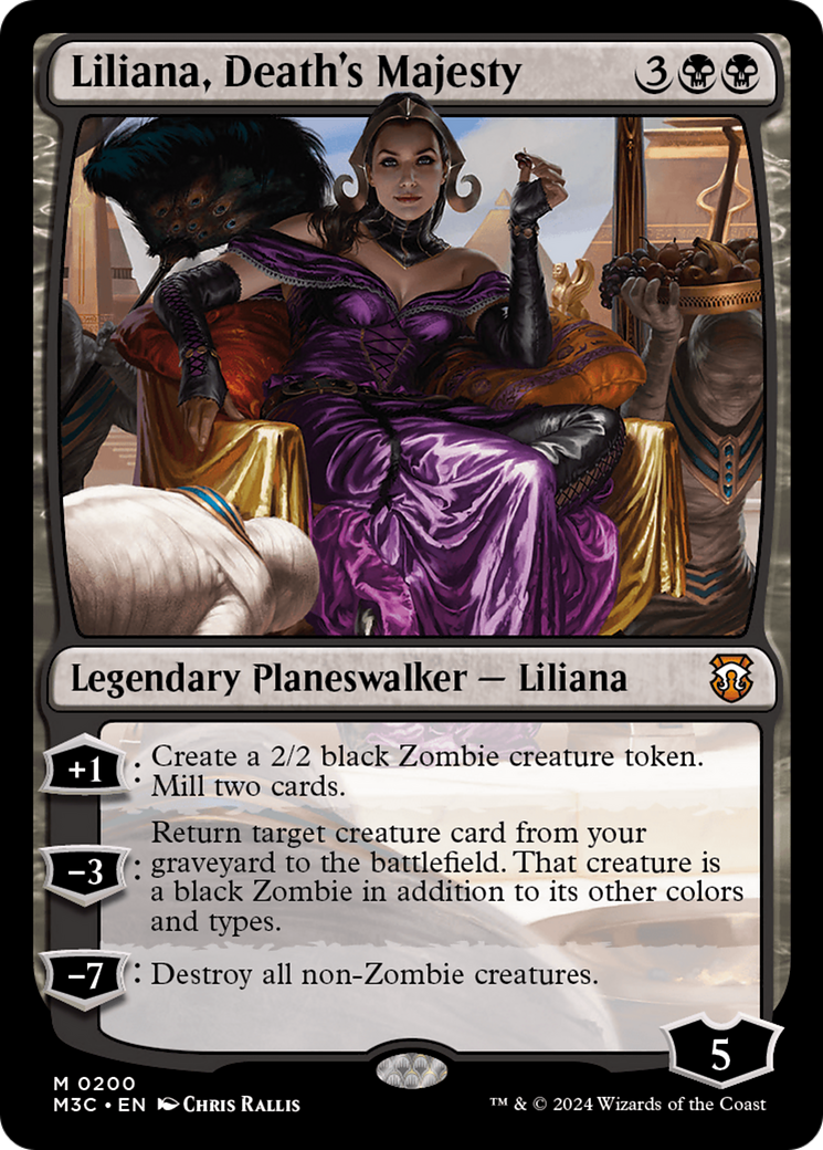 Liliana, Death's Majesty (Ripple Foil) [Modern Horizons 3 Commander] | Gear Gaming Fayetteville