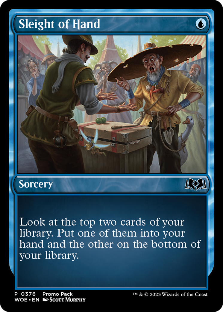 Sleight of Hand (Promo Pack) [Wilds of Eldraine] | Gear Gaming Fayetteville
