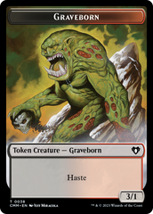 Thopter // Graveborn Double-Sided Token [Commander Masters Tokens] | Gear Gaming Fayetteville