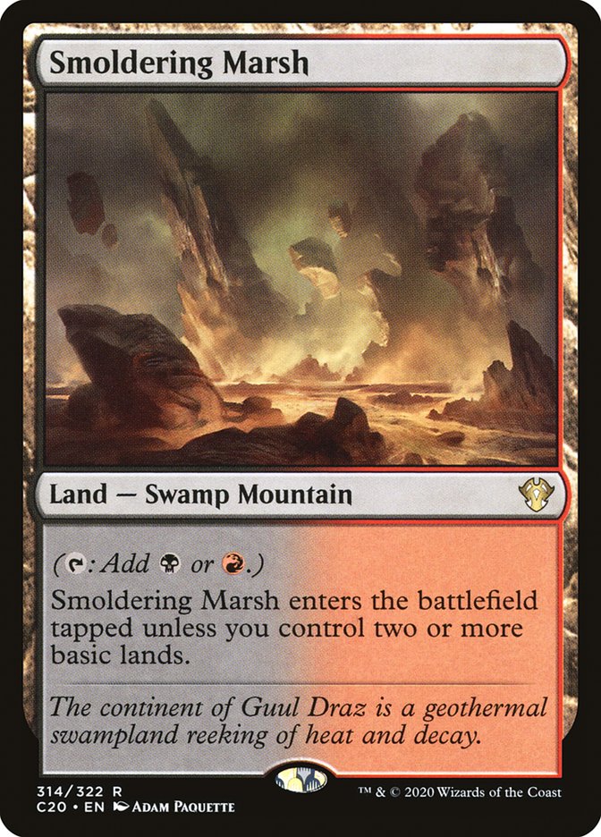 Smoldering Marsh [Commander 2020] | Gear Gaming Fayetteville