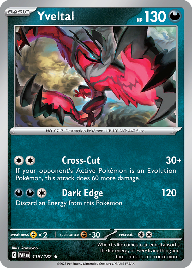 Yveltal (118/182) [Scarlet & Violet: Paradox Rift] | Gear Gaming Fayetteville