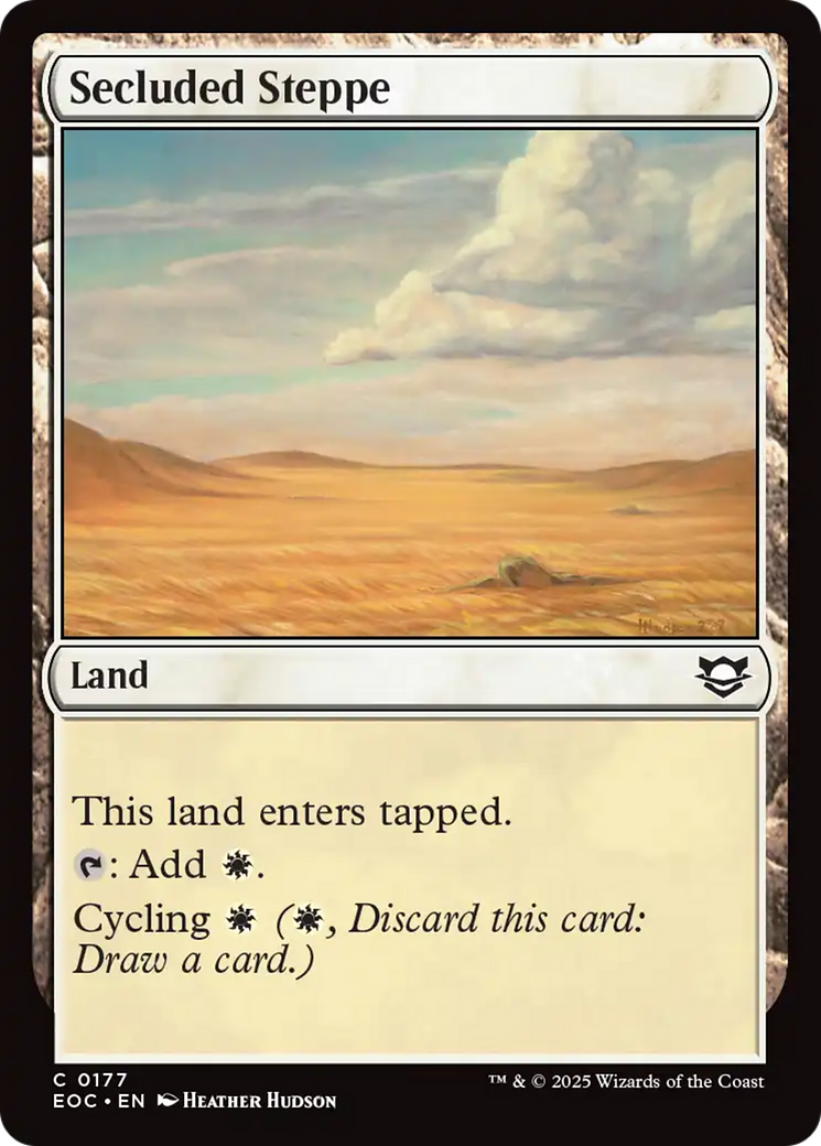 Secluded Steppe [Edge of Eternities Commander] | Gear Gaming Fayetteville