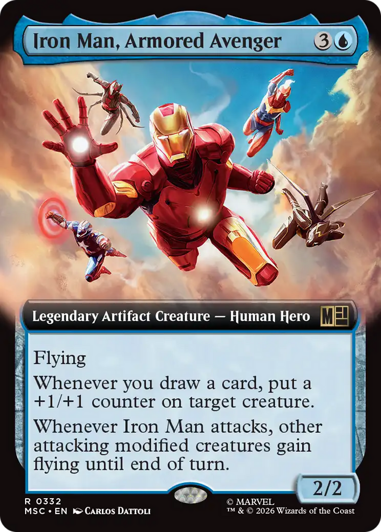 Iron Man, Armored Avenger (Extended Art) [Marvel Super Heroes Commander] | Gear Gaming Fayetteville