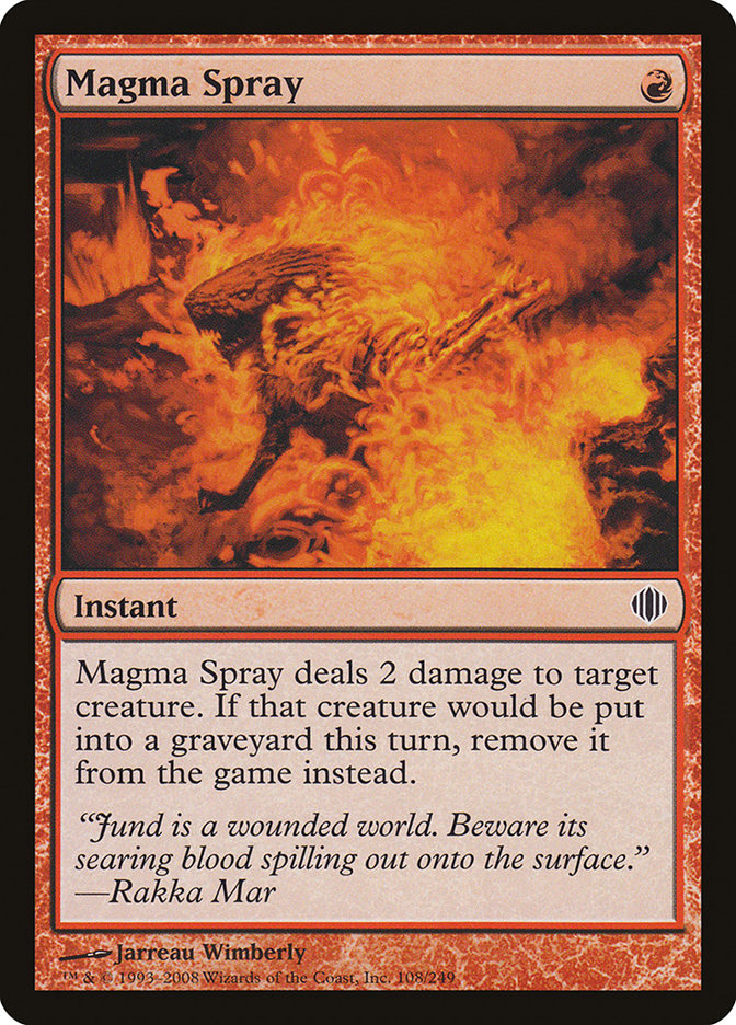 Magma Spray [Shards of Alara] | Gear Gaming Fayetteville