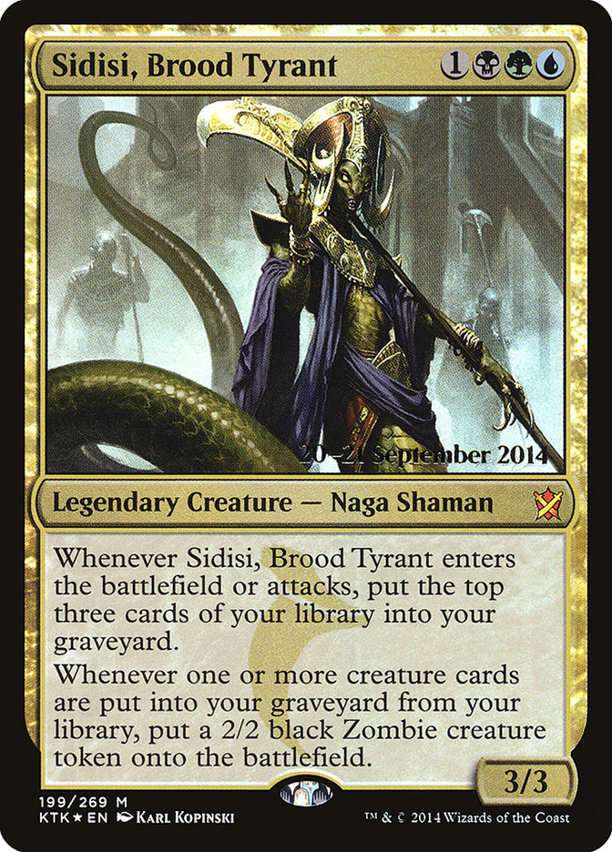 Sidisi, Brood Tyrant [Khans of Tarkir Prerelease Promos] | Gear Gaming Fayetteville