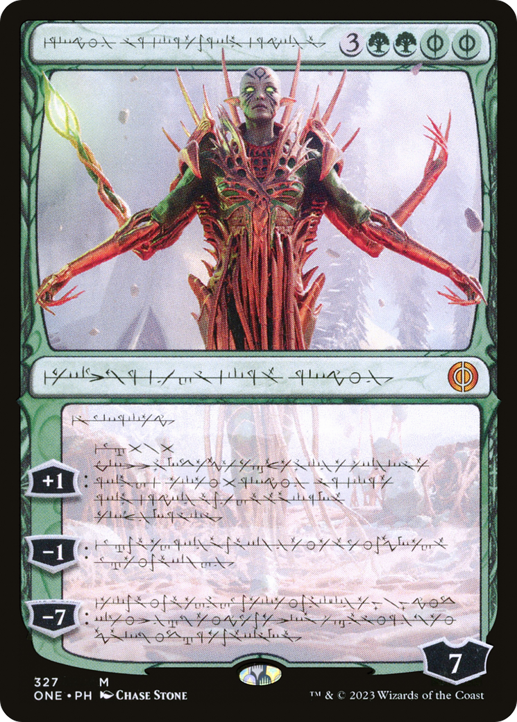 Nissa, Ascended Animist (Phyrexian) [Phyrexia: All Will Be One] | Gear Gaming Fayetteville
