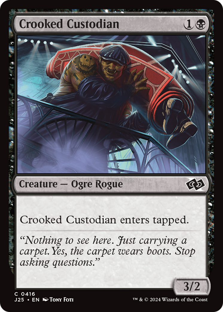 Crooked Custodian [Foundations Jumpstart] | Gear Gaming Fayetteville