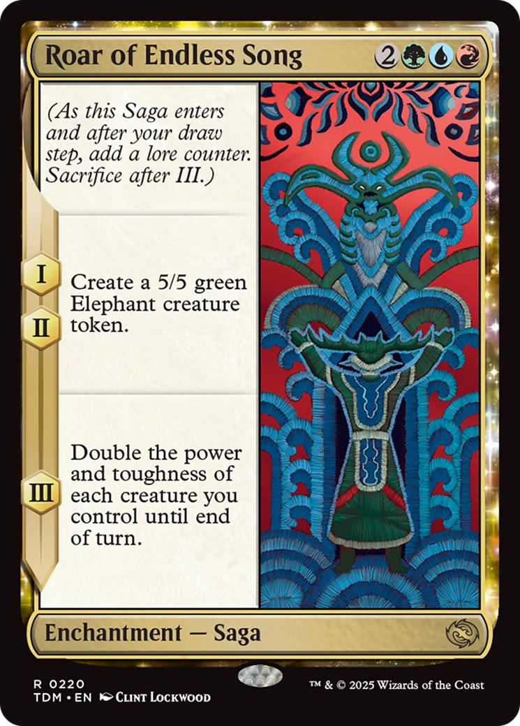 Roar of Endless Song [Tarkir: Dragonstorm] | Gear Gaming Fayetteville