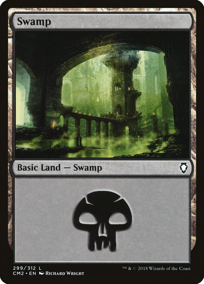 Swamp (299) [Commander Anthology Volume II] | Gear Gaming Fayetteville