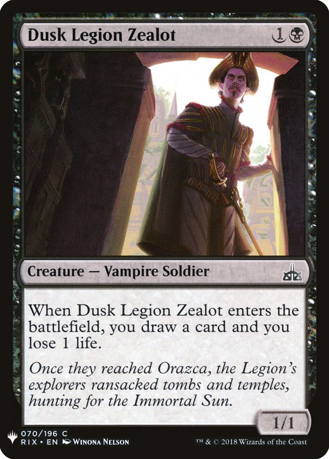 Dusk Legion Zealot [Mystery Booster] | Gear Gaming Fayetteville