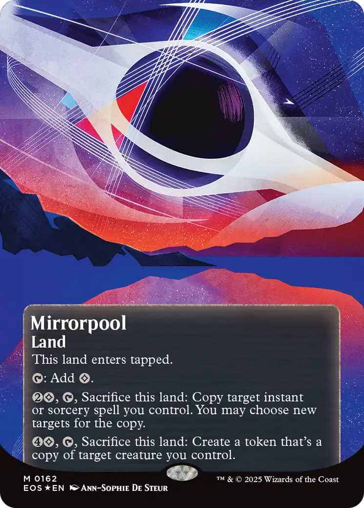 Mirrorpool (0162) (Borderless) (Galaxy Foil) [Edge of Eternities: Stellar Sights] | Gear Gaming Fayetteville