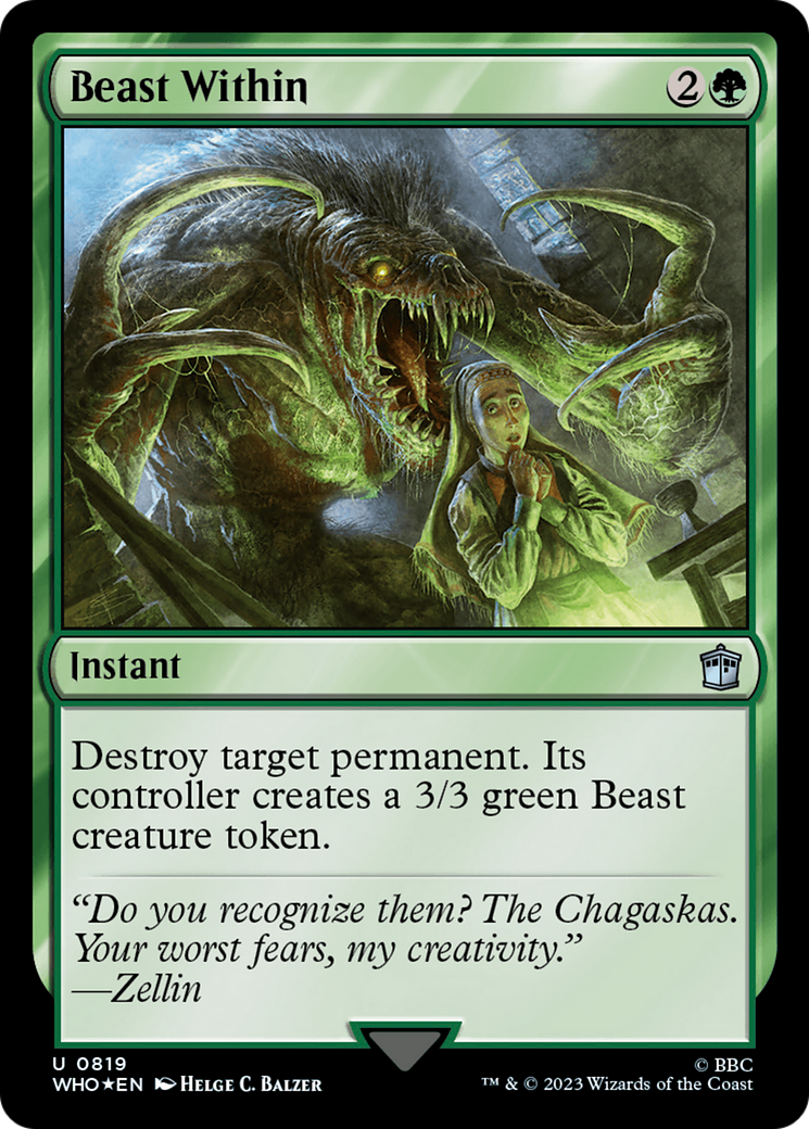 Beast Within (Surge Foil) [Doctor Who] | Gear Gaming Fayetteville