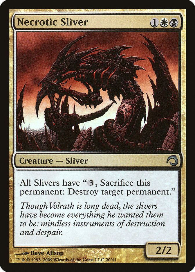 Necrotic Sliver [Premium Deck Series: Slivers] | Gear Gaming Fayetteville