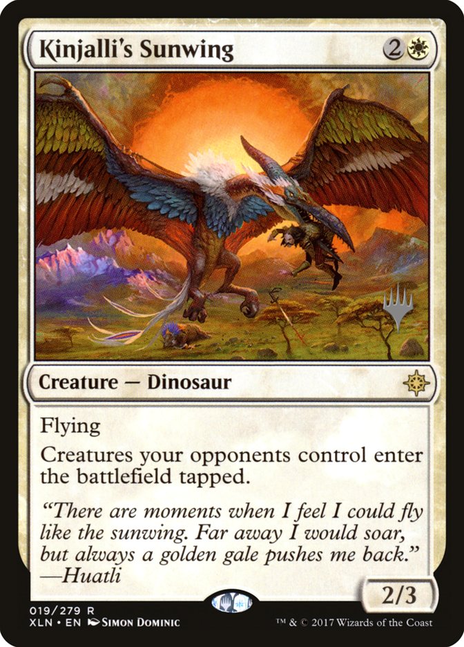 Kinjalli's Sunwing (Promo Pack) [Ixalan Promos] | Gear Gaming Fayetteville