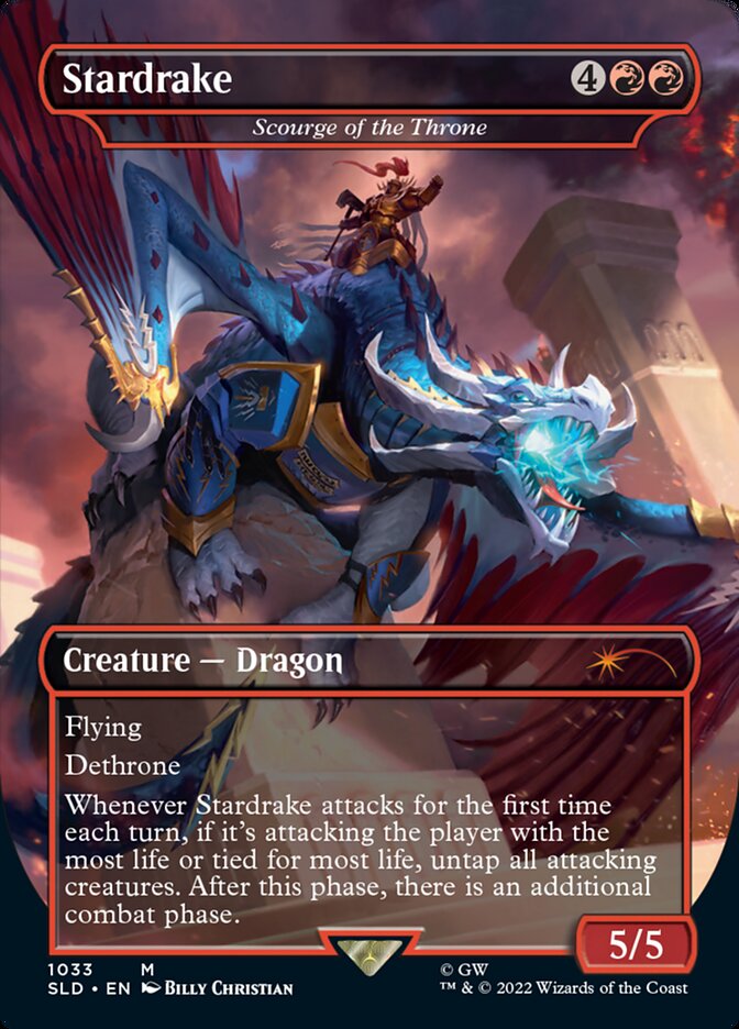 Stardrake - Scourge of the Throne (Borderless) [Secret Lair Drop Series] | Gear Gaming Fayetteville