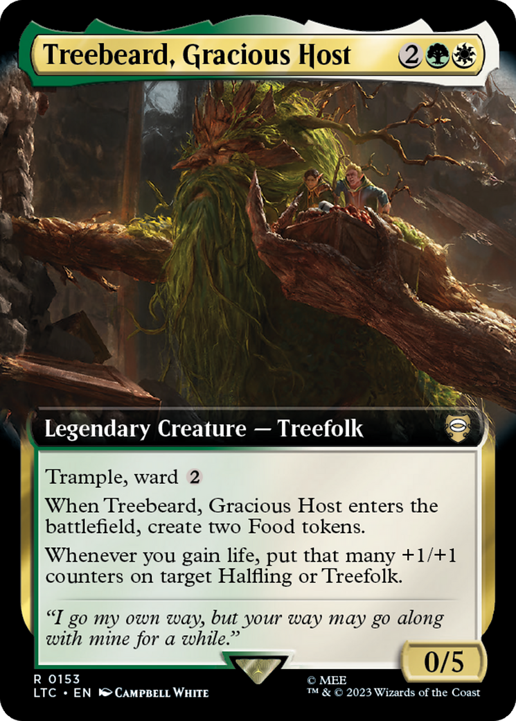 Treebeard, Gracious Host (Extended Art) [The Lord of the Rings: Tales of Middle-Earth Commander] | Gear Gaming Fayetteville