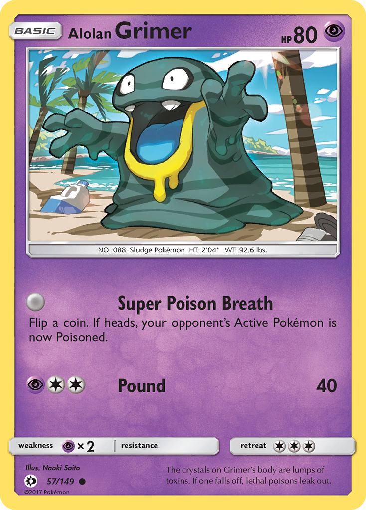 Alolan Grimer (57/149) [Sun & Moon: Base Set] | Gear Gaming Fayetteville