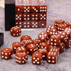 Opaque Brown 12mm D6 block of 36 dice | Gear Gaming Fayetteville