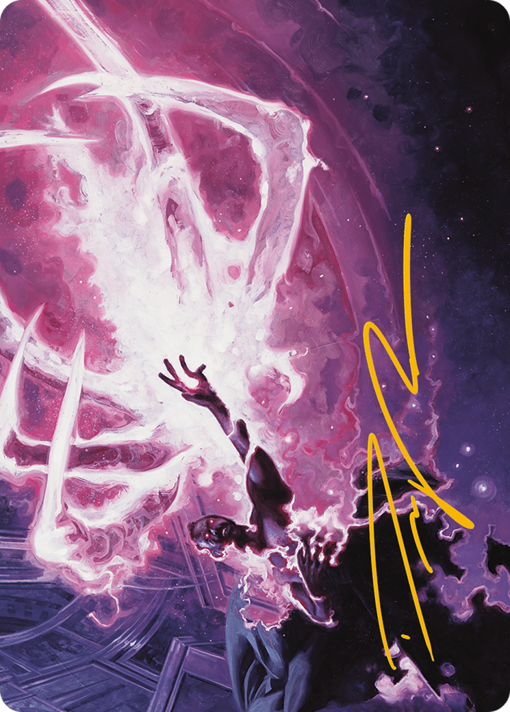 Flare of Malice Art Card (Gold-Stamped Signature) [Modern Horizons 3 Art Series] | Gear Gaming Fayetteville