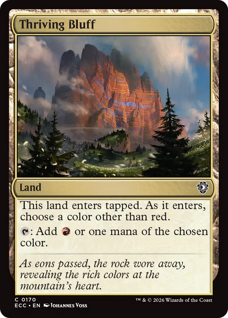 Thriving Bluff [Lorwyn Eclipsed Commander] | Gear Gaming Fayetteville