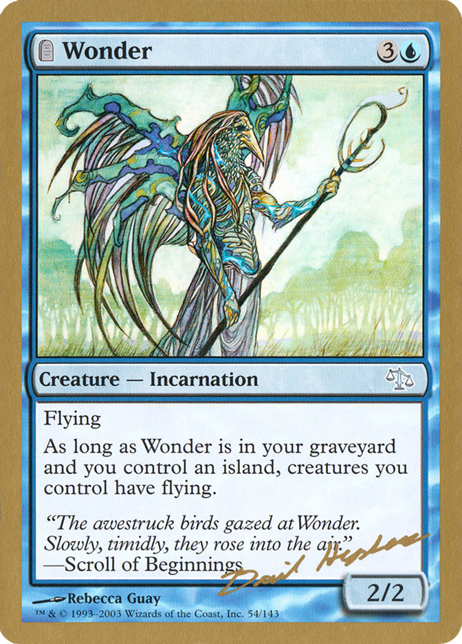 Wonder (Dave Humpherys) [World Championship Decks 2003] | Gear Gaming Fayetteville