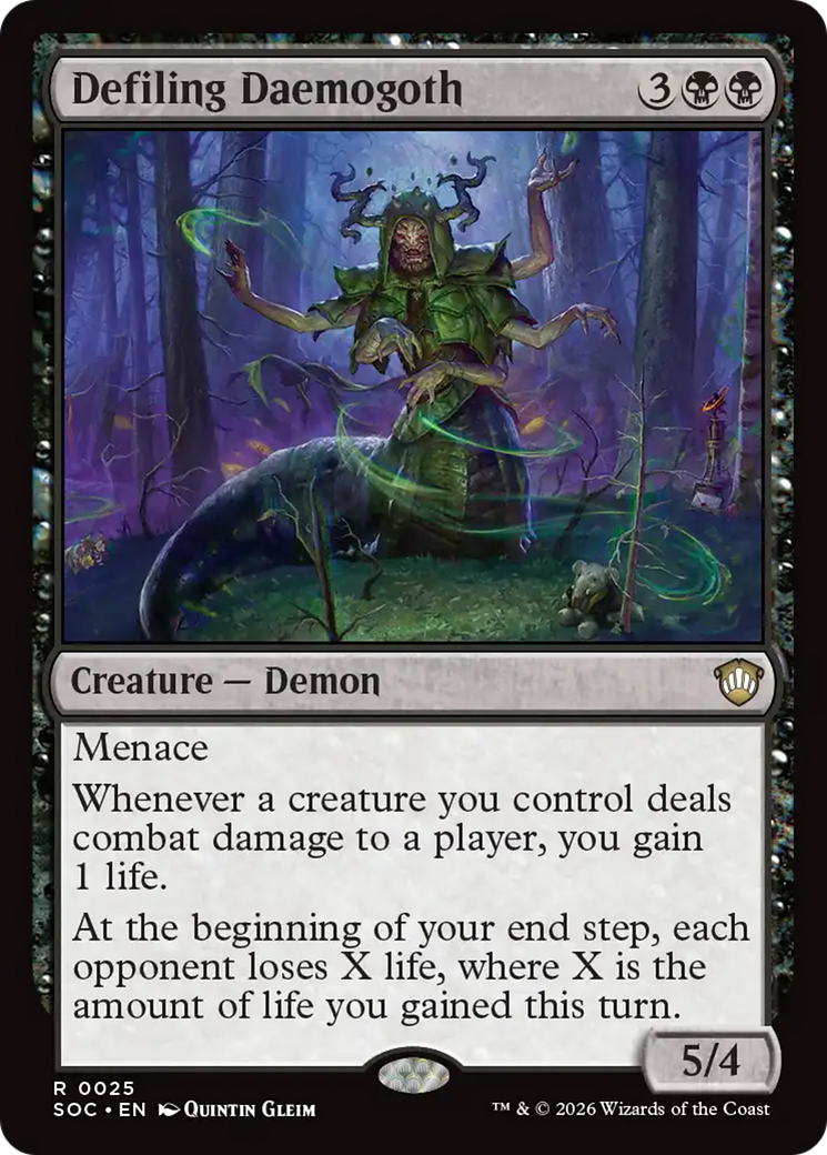 Defiling Daemogoth [Secrets of Strixhaven Commander] | Gear Gaming Fayetteville