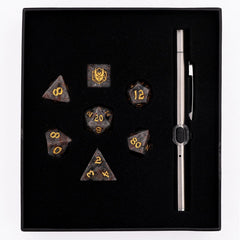 Dragon's Hoard Gem Stone Polyhedral Dice Set - Yooperlite | Gear Gaming Fayetteville