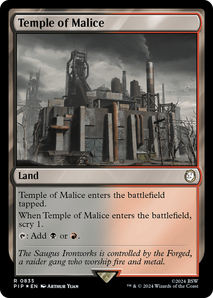 Temple of Malice (Surge Foil) [Fallout] | Gear Gaming Fayetteville