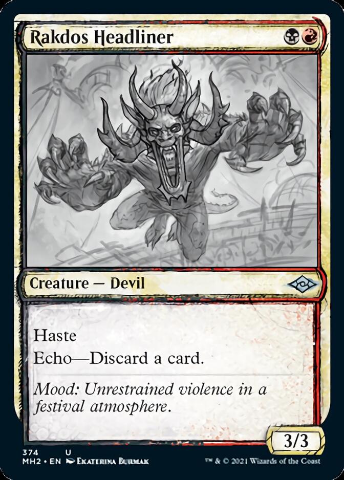 Rakdos Headliner (Sketch) [Modern Horizons 2] | Gear Gaming Fayetteville