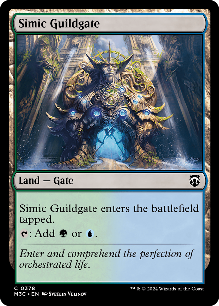 Simic Guildgate (Ripple Foil) [Modern Horizons 3 Commander] | Gear Gaming Fayetteville