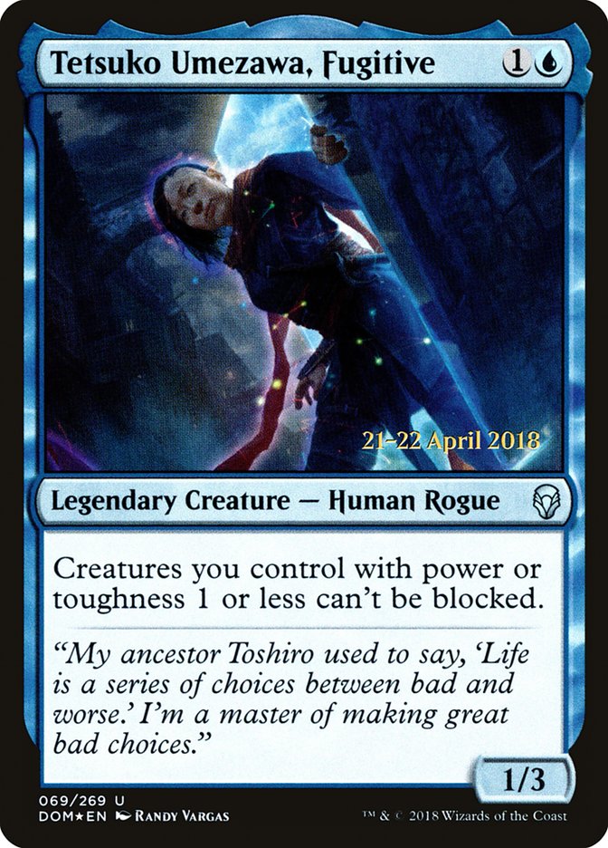 Tetsuko Umezawa, Fugitive [Dominaria Prerelease Promos] | Gear Gaming Fayetteville