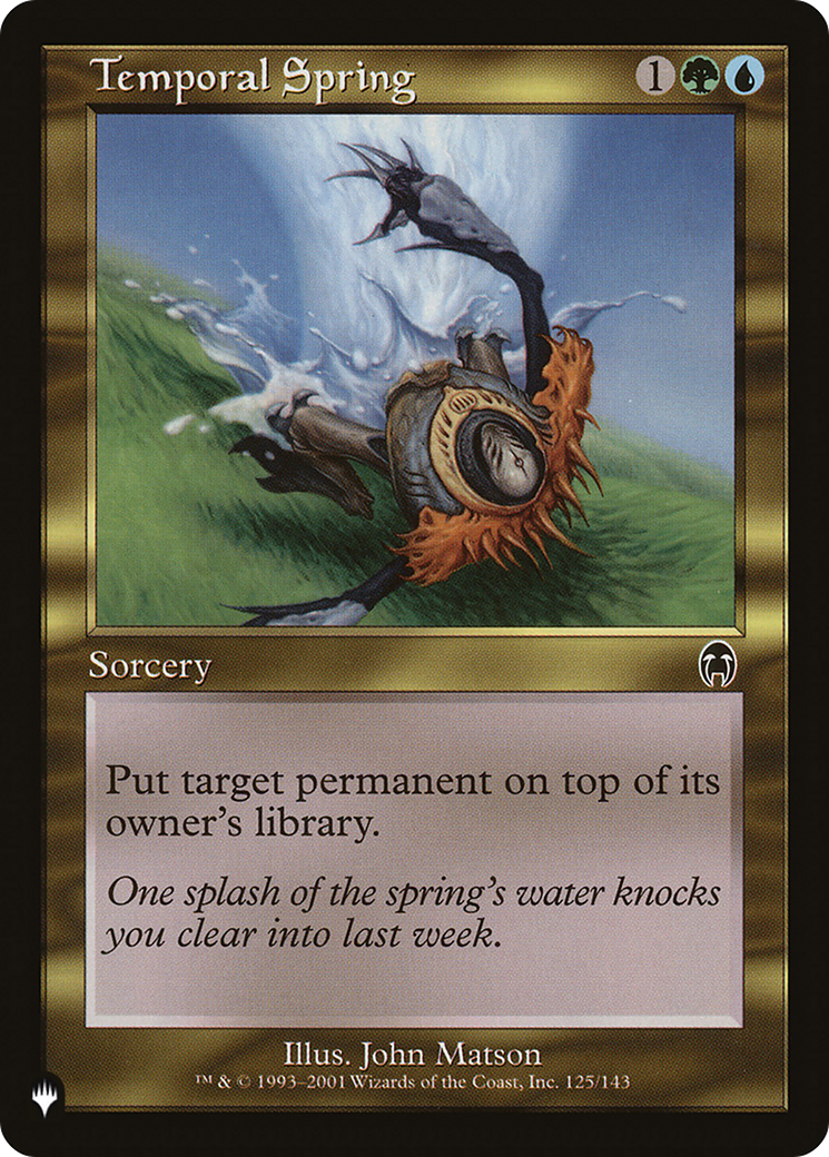 Temporal Spring [The List Reprints] | Gear Gaming Fayetteville