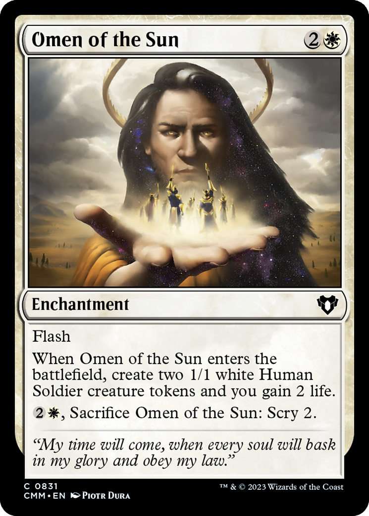 Omen of the Sun [Commander Masters] | Gear Gaming Fayetteville