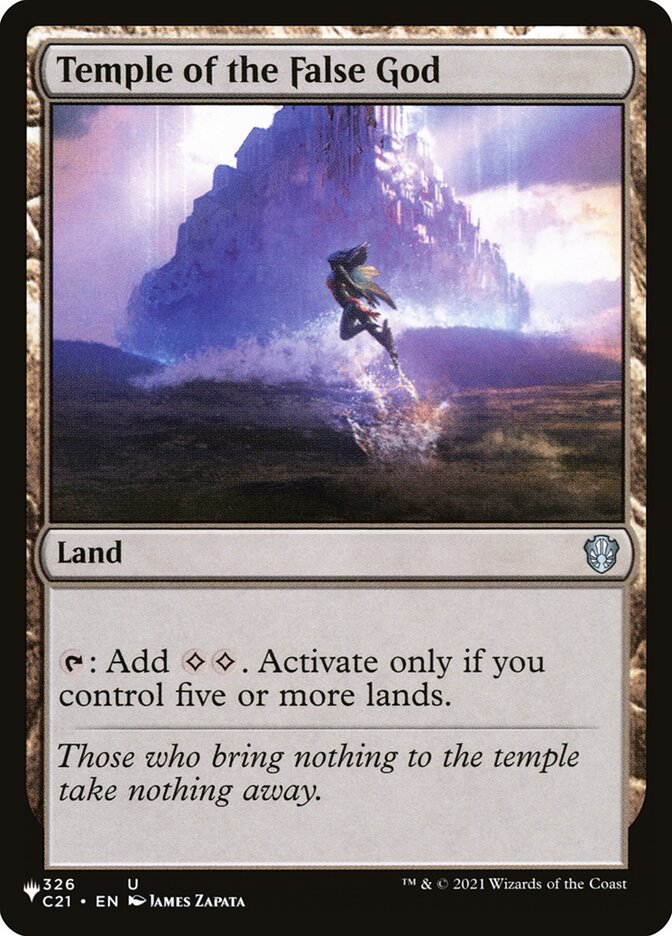 Temple of the False God [Secret Lair: Heads I Win, Tails You Lose] | Gear Gaming Fayetteville