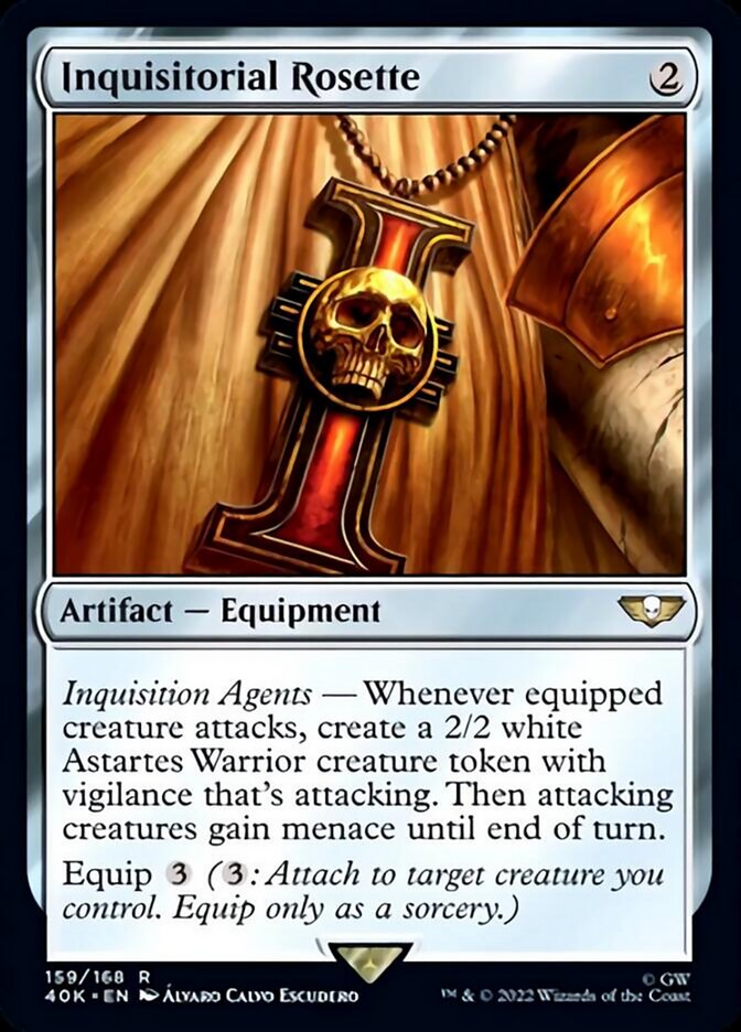 Inquisitorial Rosette (Surge Foil) [Warhammer 40,000] | Gear Gaming Fayetteville