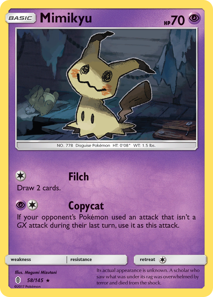 Mimikyu (58/145) [Sun & Moon: Guardians Rising] | Gear Gaming Fayetteville