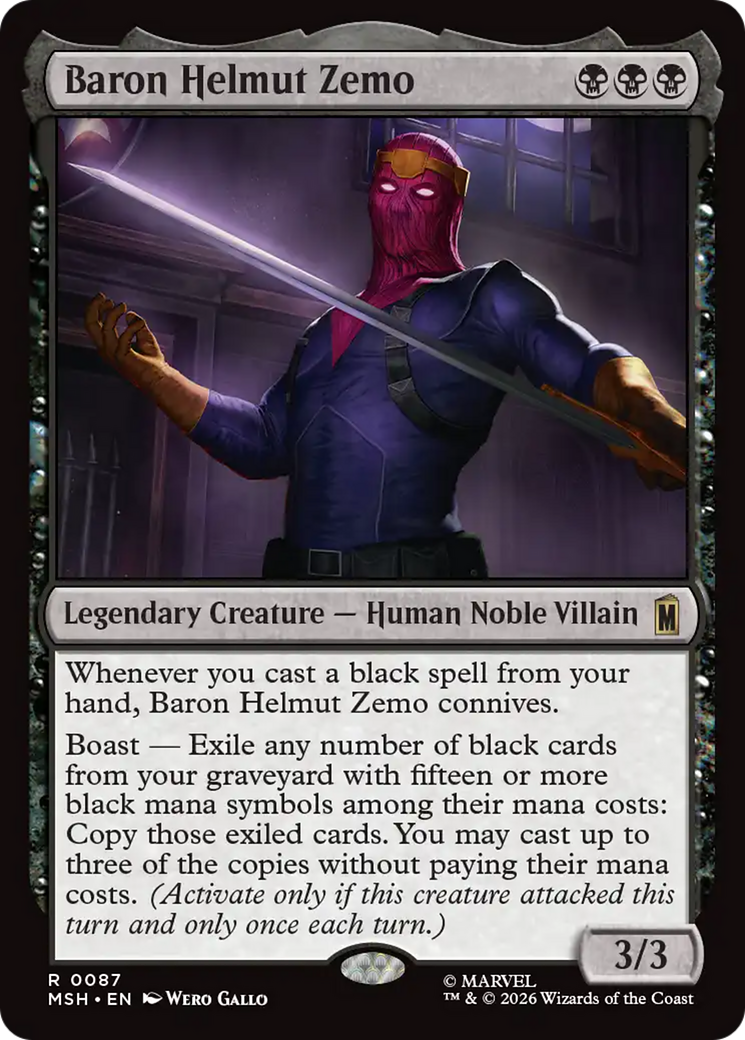 Baron Helmut Zemo [Marvel Super Heroes] | Gear Gaming Fayetteville