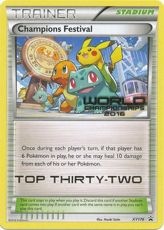 Champions Festival 2016 Top Thirty Two (XY176) [XY: Black Star Promos] | Gear Gaming Fayetteville