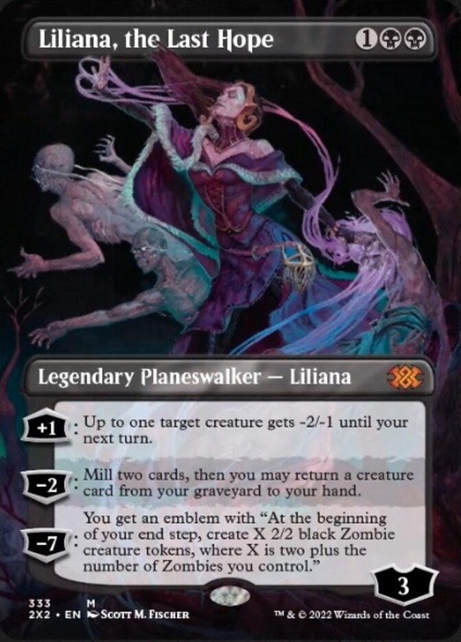 Liliana, the Last Hope (Borderless) [Double Masters 2022] | Gear Gaming Fayetteville